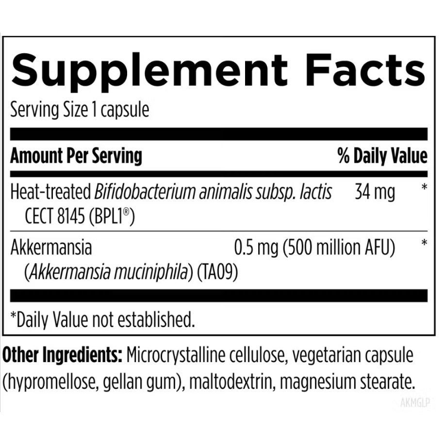 Akkermansia Pro - Designs for Health - GLP-1 Probiotic with Akkermansia