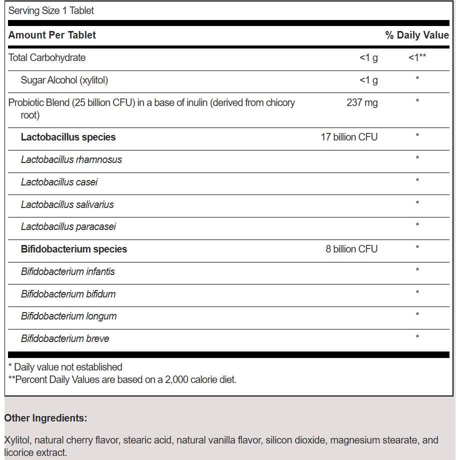 Therbiotic Chewable - Klaire Labs - Probiotic for Children