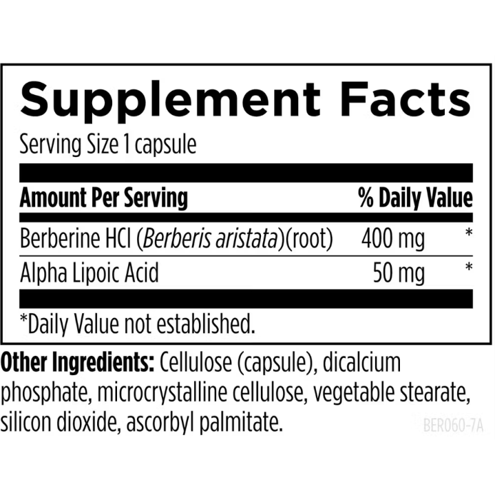 Berberine Synergy™ - Designs for Health - Berberine + Alpha Lipoic Acid Glucose Support