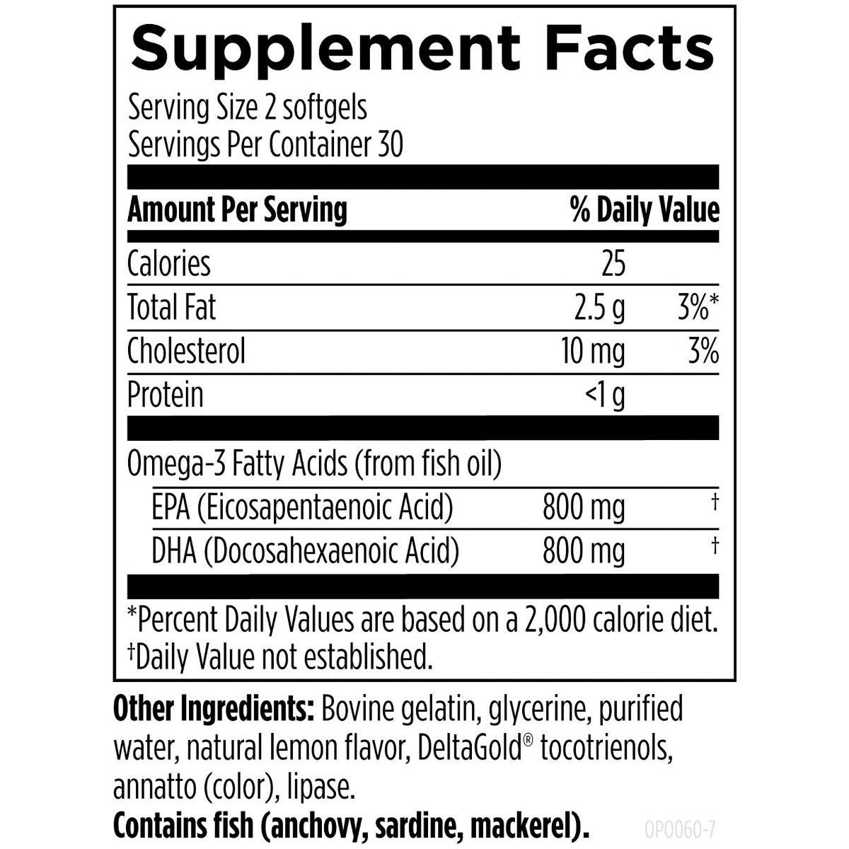 OmegAvail Hi-Po - Designs for Health - High-concentration EPA and DHA Omega 3 Fatty Acids - Fish Oil