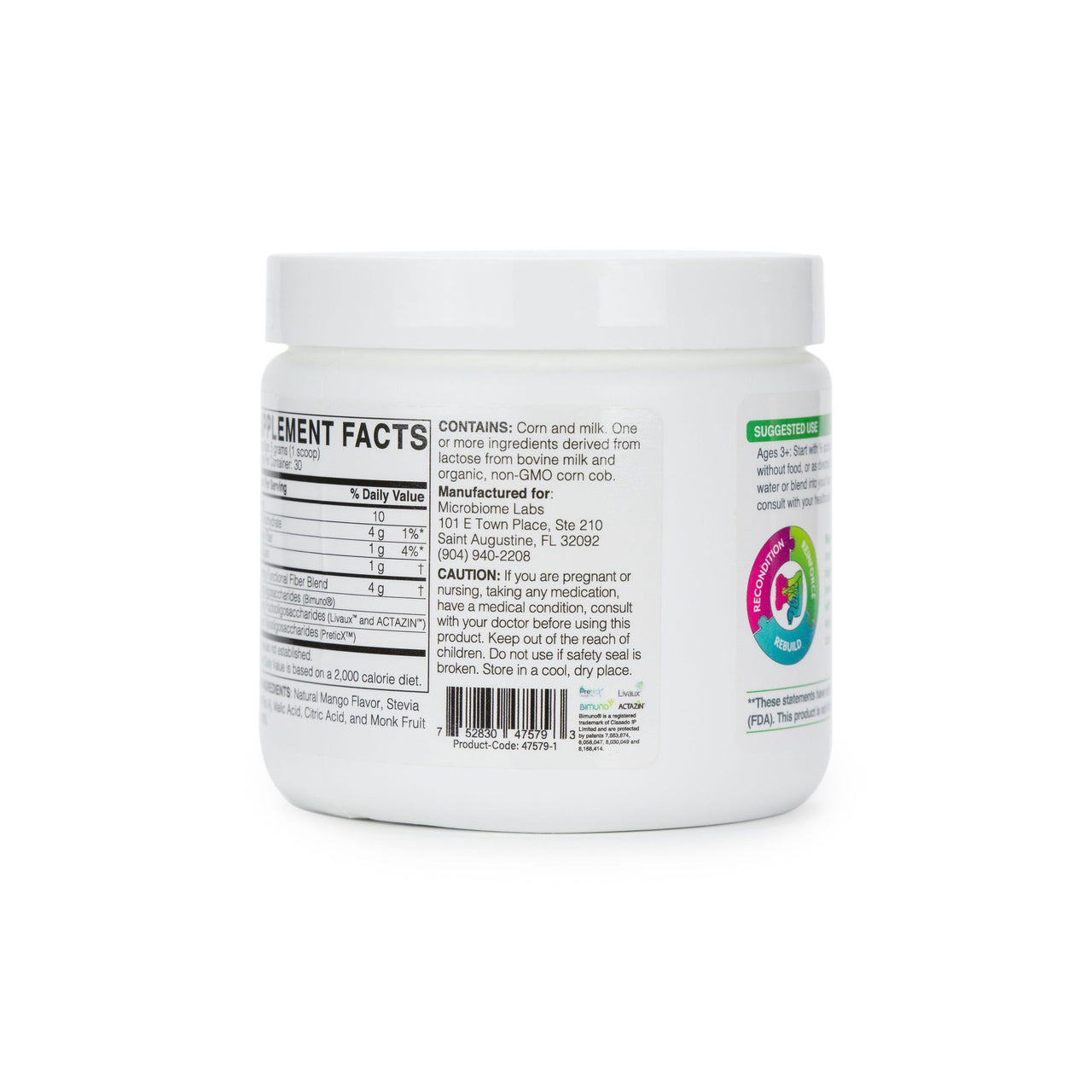 MegaPreBiotic - Microbiome Labs - Prebiotic & Microbiome Support