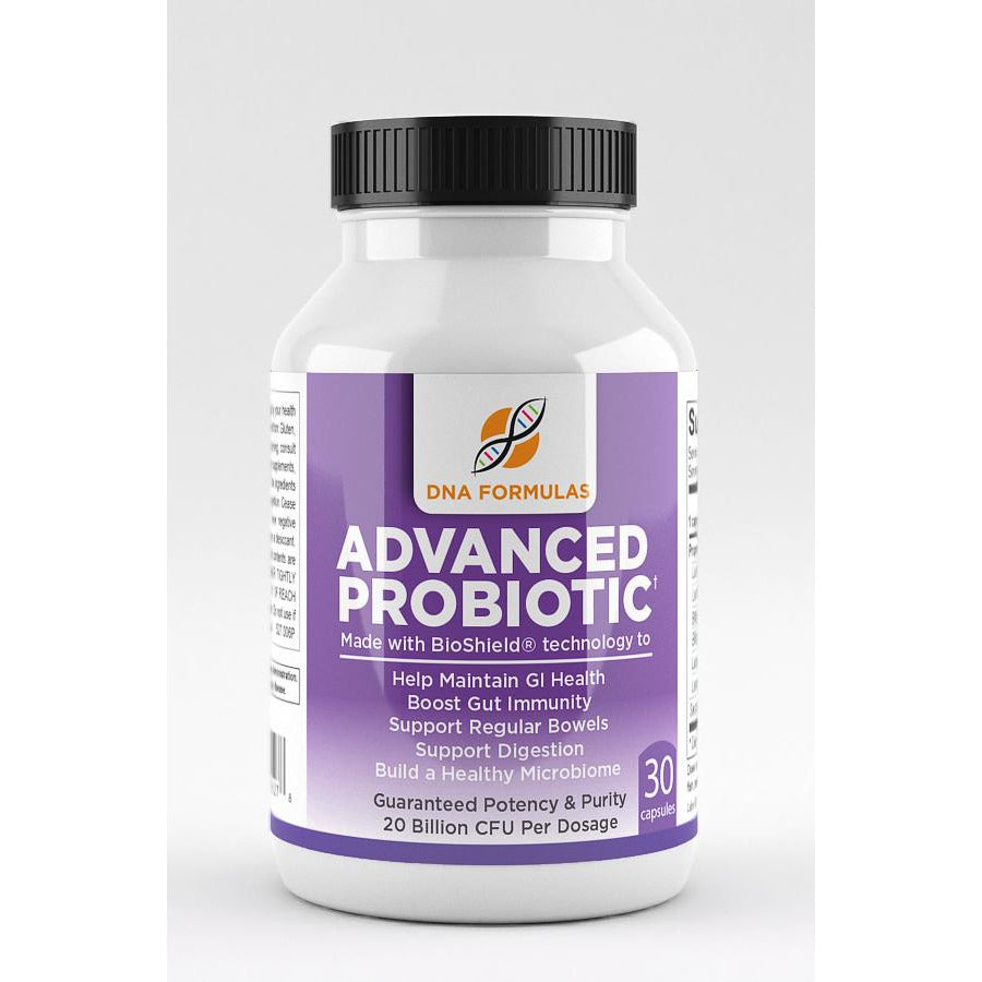 Advanced Probiotics - DNA Formulas - Patented Bioshield Technology ensures live cultures are delivered, Probiotic with Acidophilus and Bifidum Strains. Best Probiotics for Women and Men