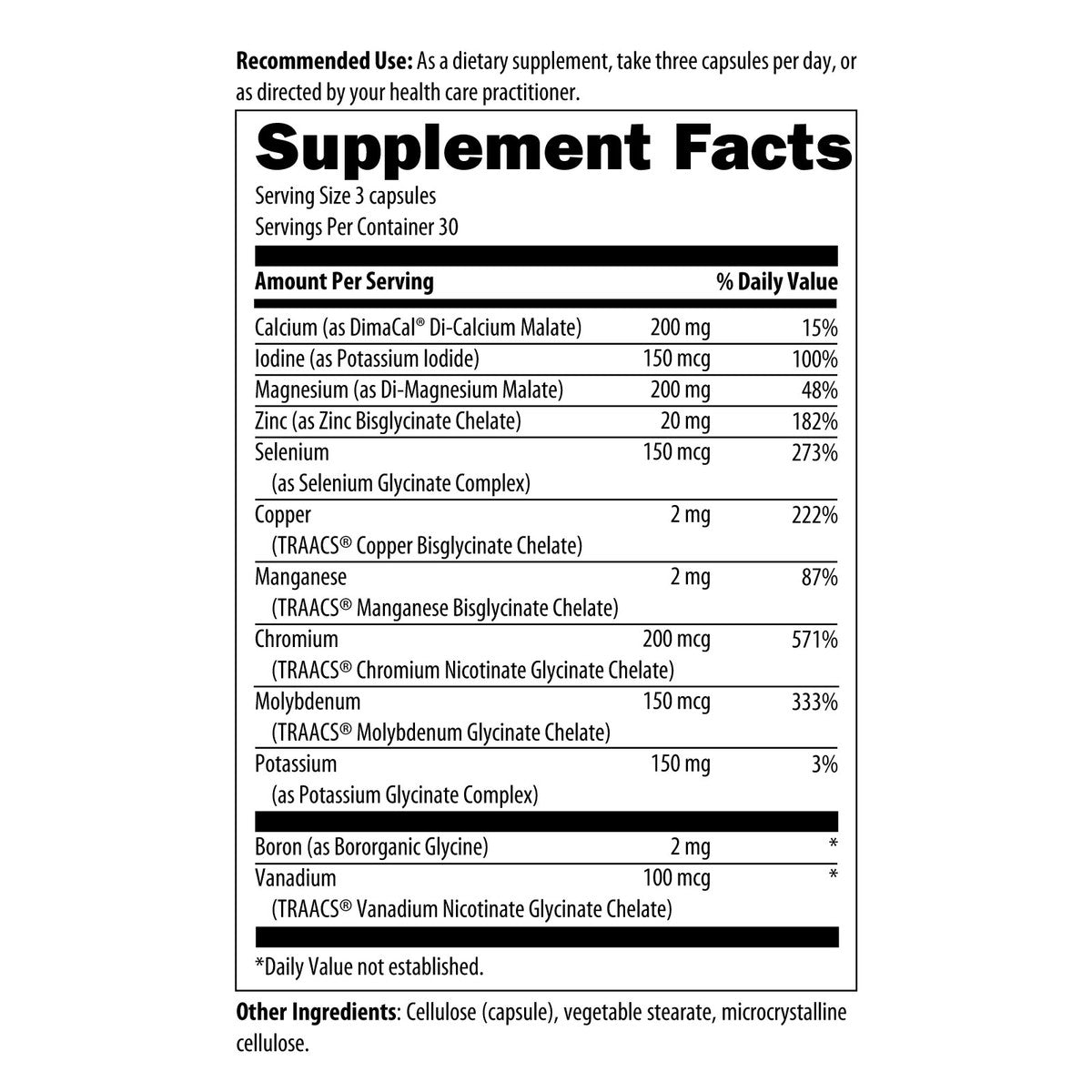 Complete Mineral Complex - Designs for Health - Multimineral Support