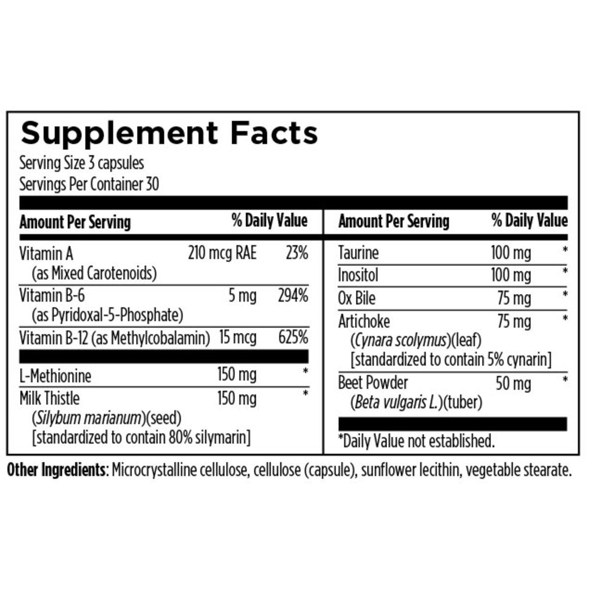 Designs for Health - LV-GB Complex - Support for liver, gallbladder and detoxification.