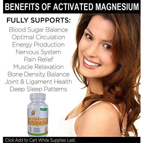 Activated Magnesium - DNA Formulas - Magnesium Citrate, Glycinate and Malate - Patented Delivery System for Maximum Absorption