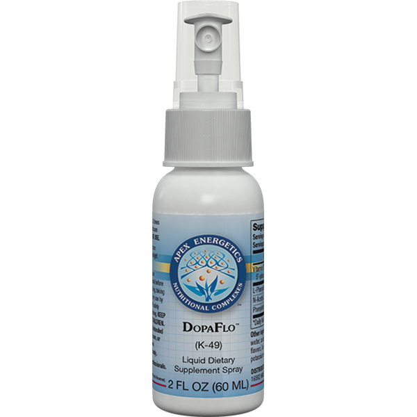 DopaFlo K-49 oral spray by Apex Energetics for dopamine system and brain support