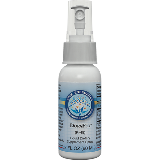 DopaFlo K-49 oral spray by Apex Energetics for dopamine system and brain support