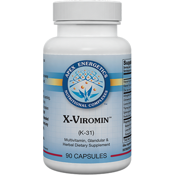 X-Viromin adaptive immune support capsules with astragalus and echinacea by Apex Energetics