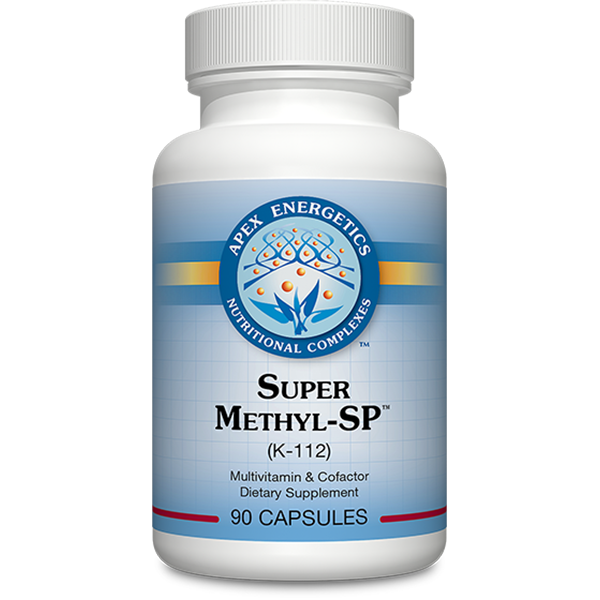 Super Methyl-SP methylation support capsules by Apex Energetics for homocysteine metabolism