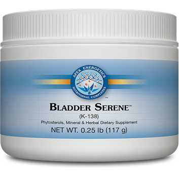 Bladder Serene capsules by Apex Energetics for healthy bladder and urinary support