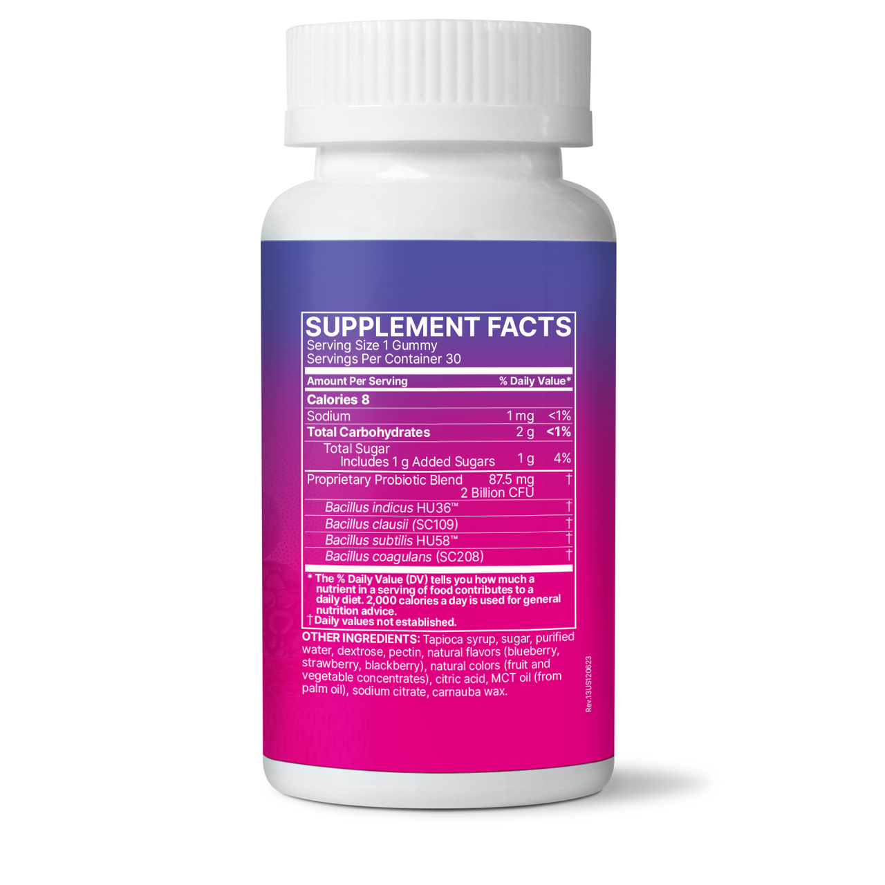 MegaSpore Gummies - Microbiome Labs - 100% spore-based proprietary probiotic blend