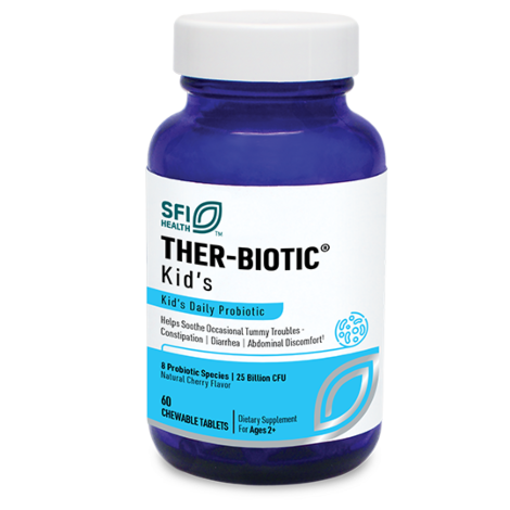 Ther-Biotic Chewable children's probiotic by Klaire Labs for gut and immune support