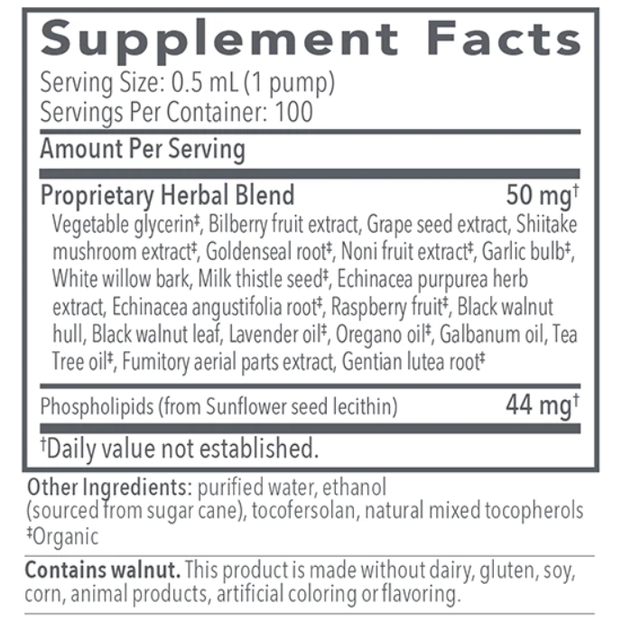 Biocidin LSF ® Liquid - Broad Spectrum, Detoxification & Immune Support - Bio-Botanical Research