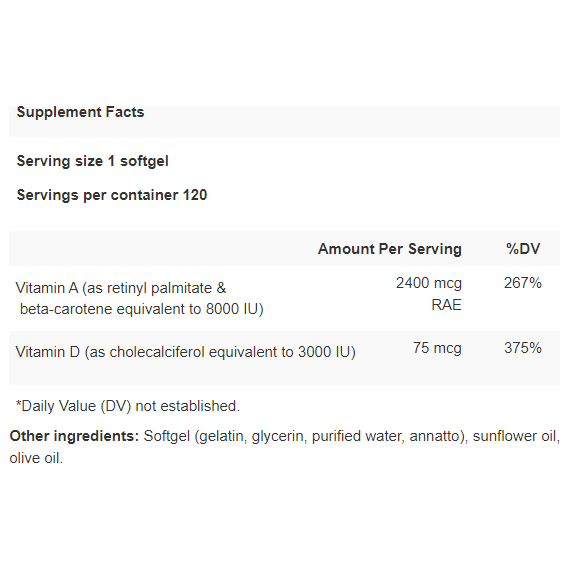 AD-Pro - (K-119) Apex Energetics - Powerful Combination of Vitamin A and D to support Gut Health and Immune Function