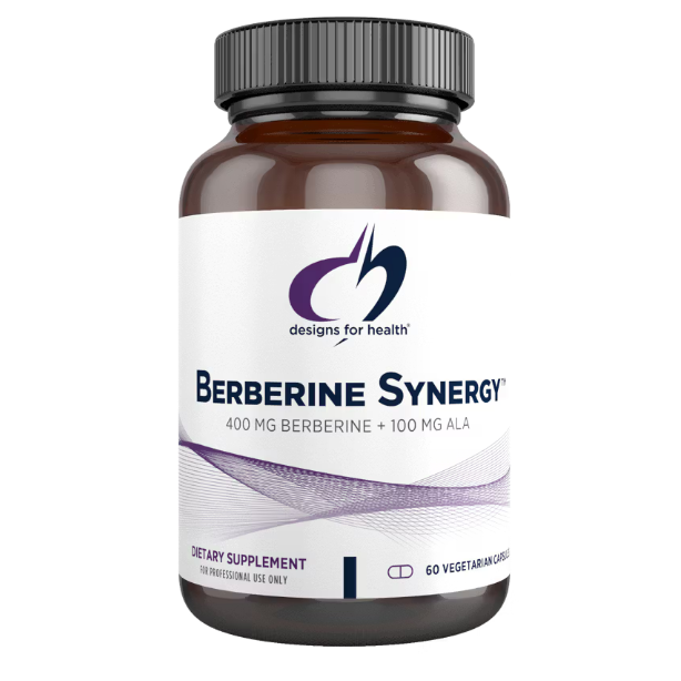 Berberine Synergy capsules by Designs for Health for blood sugar and metabolic support