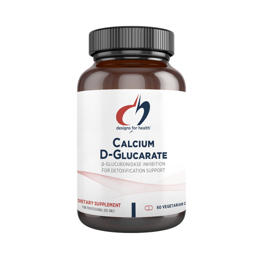 Calcium D-Glucarate capsules by Designs for Health for hormone metabolism and detox support