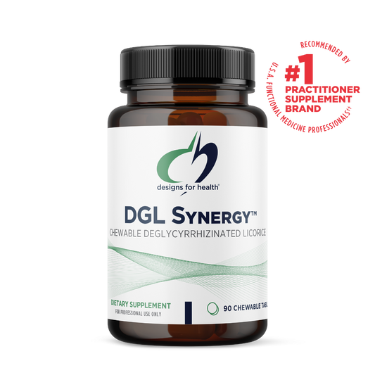 DGL Synergy chewable tablets by Designs for Health for digestion and stomach support