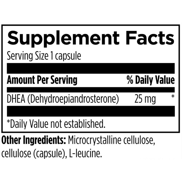 DHEA 25 mg - Designs for Health - Micronized DHEA for Enhanced Absorption - Adrenal Support