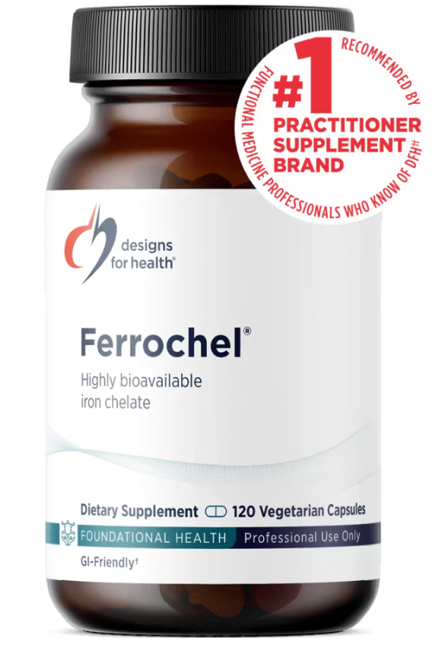 Ferrochel - Designs for Health - Highly Bioavailable Iron Chelate