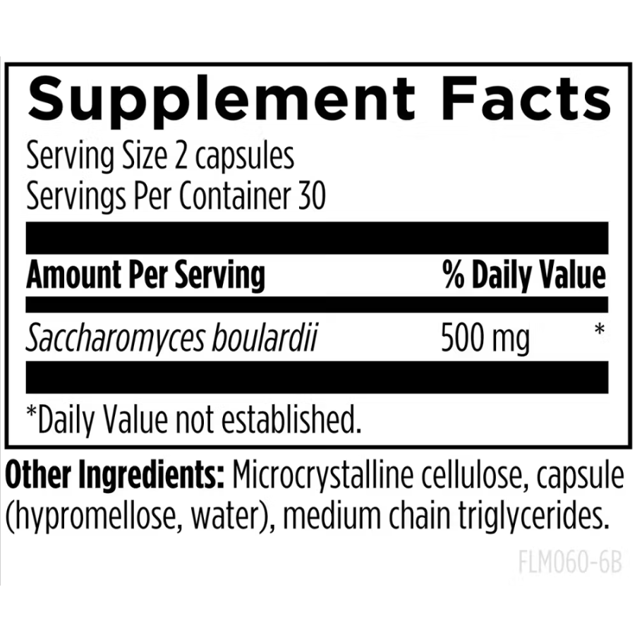 FloraMyces - Designs for Health - Saccharomyces boulardii Probiotic