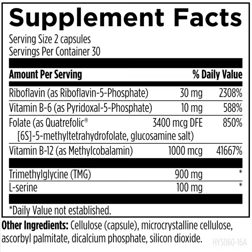 Homocysteine Supreme™ - Designs for Health - Methylation and Cardiovascular Support