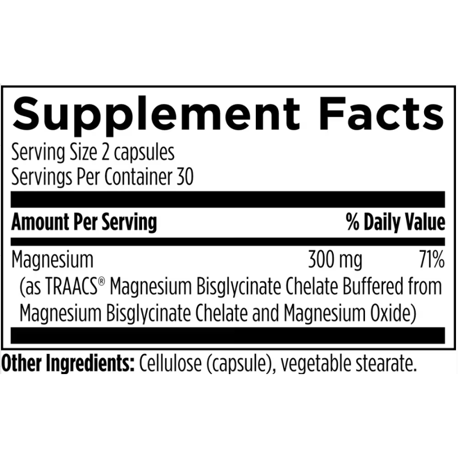 Magnesium Glycinate - Designs for Health - Magnesium Optimized for Uptake and Designed for Comfort