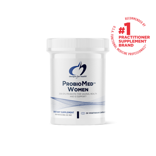 ProbioMed Women probiotic capsules by Designs for Health for vaginal and digestive health