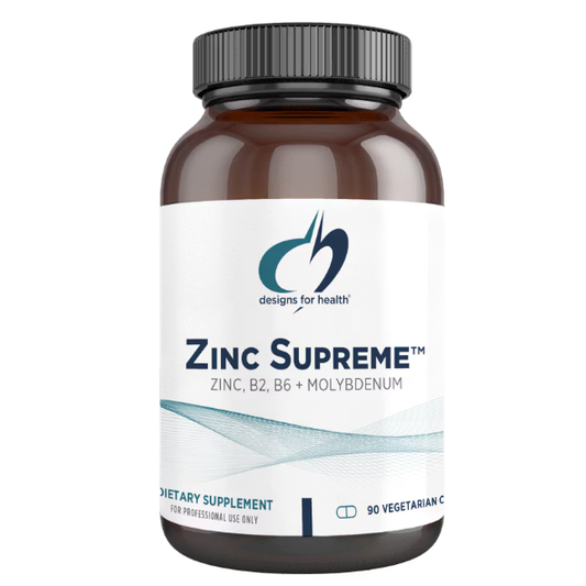 Zinc Supreme zinc bisglycinate tablets by Designs for Health for immune support
