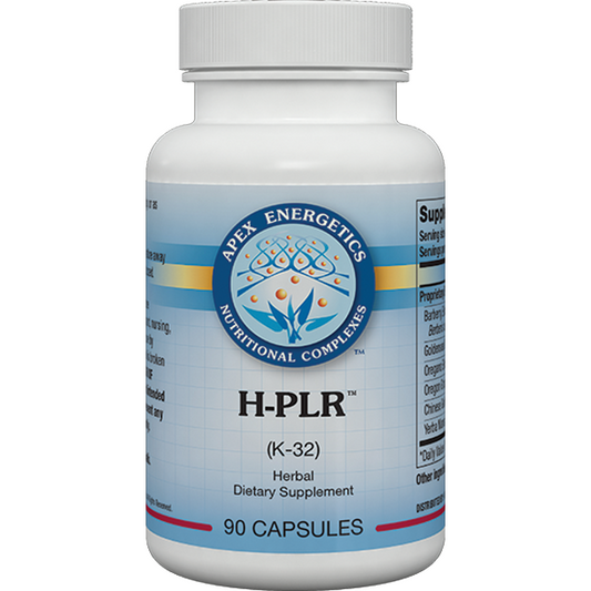 H-PLR K32 capsules by Apex Energetics with oregano and goldenseal for immune and gut support