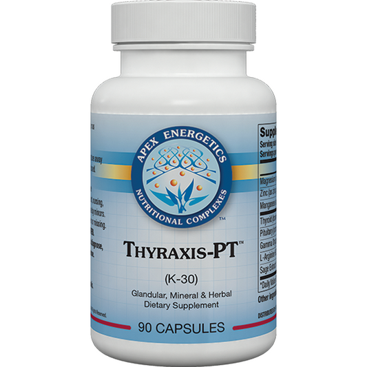 Thyraxis-PT thyroid HPT axis support capsules by Apex Energetics