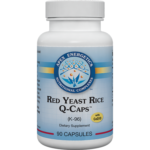 Red Yeast Rice Q-Caps (K-96) - Apex Energetics - Cellular Energy, Cardiovascular Support