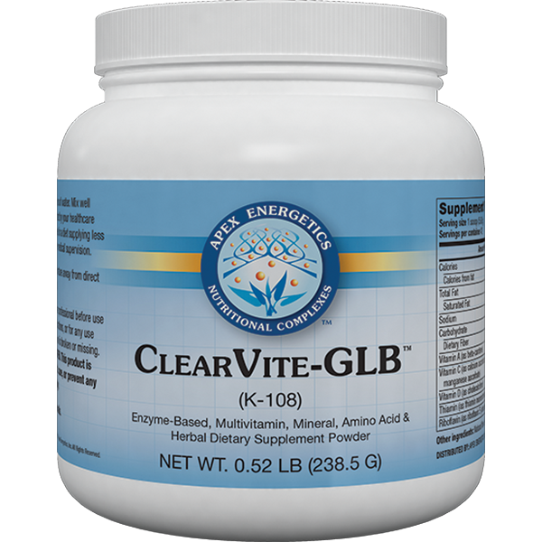 ClearVite-GLB (K-108) - Apex Energetics - Gastrointestinal, Metabolic, Liver and Gallbladder Support
