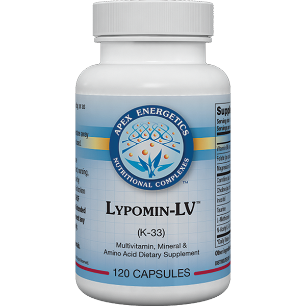 Lypomin-LV (K33) - Apex Energetics - Biliary and Gallbladder Support