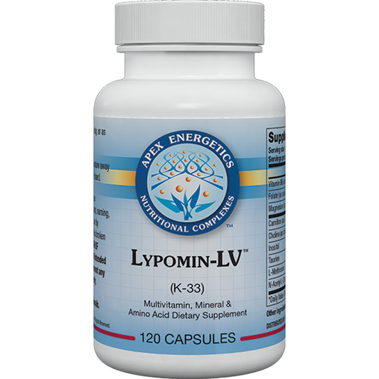 Lypomin-LV (K33) - Apex Energetics - Biliary and Gallbladder Support