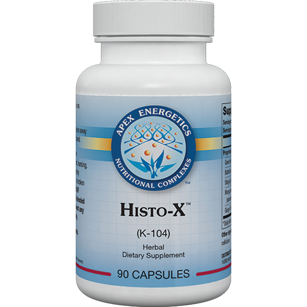 Histo-X K-104 capsules by Apex Energetics with quercetin and nettle for histamine and immune support