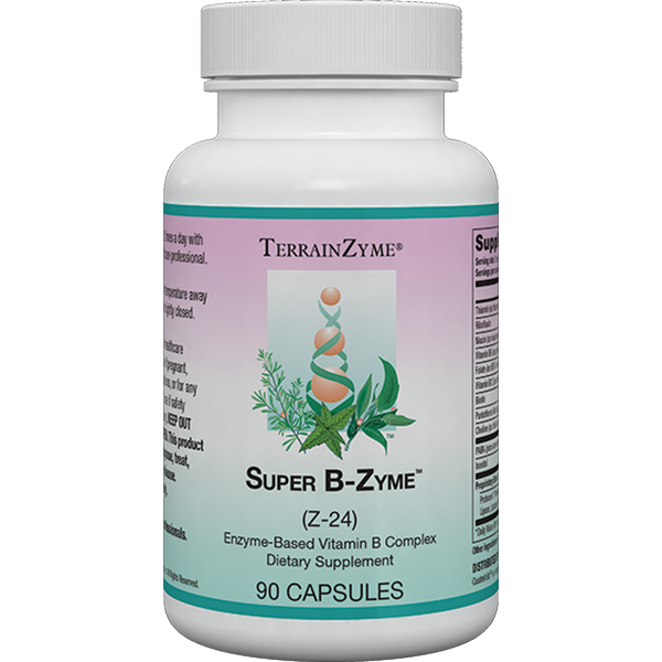 Super B-Zyme (Z-24) - Apex Energetics - Methyl B Complex containing 8 high-potency activated B vitamins