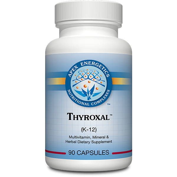 Thyroxal thyroid and immune support capsules with ashwagandha by Apex Energetics