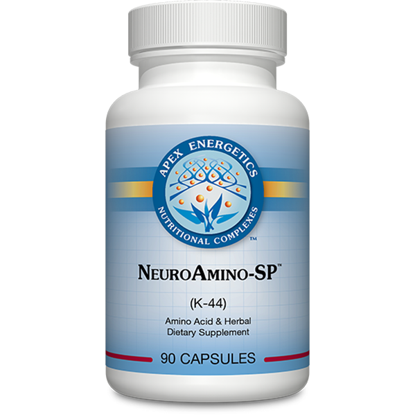 NeuroAmino-SP capsules by Apex Energetics with amino acid precursors for neurotransmitter support