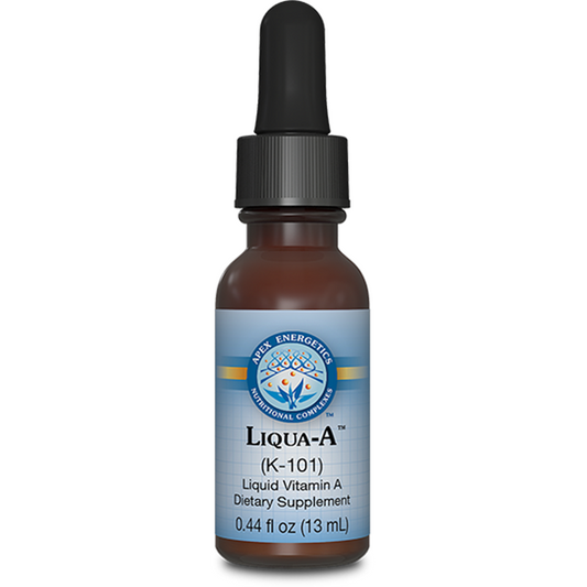 Liqua-A K101 vitamin A liquid drops by Apex Energetics for immune and vision support