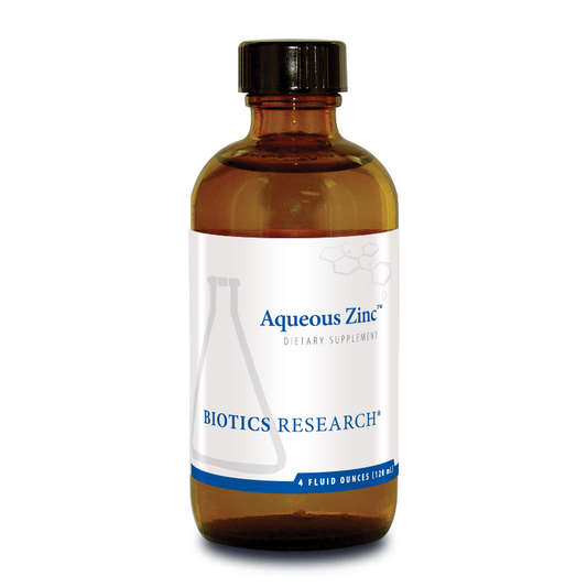 Aqueous Zinc liquid zinc sulfate by Biotics Research for immune support