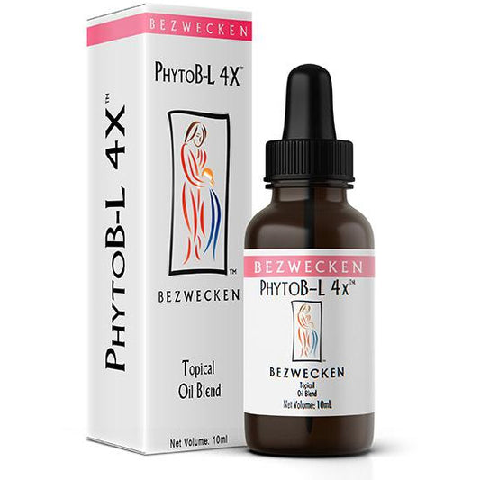 PhytoB-L 4X topical hormone oil blend by Bezwecken for menopause and hormonal balance support