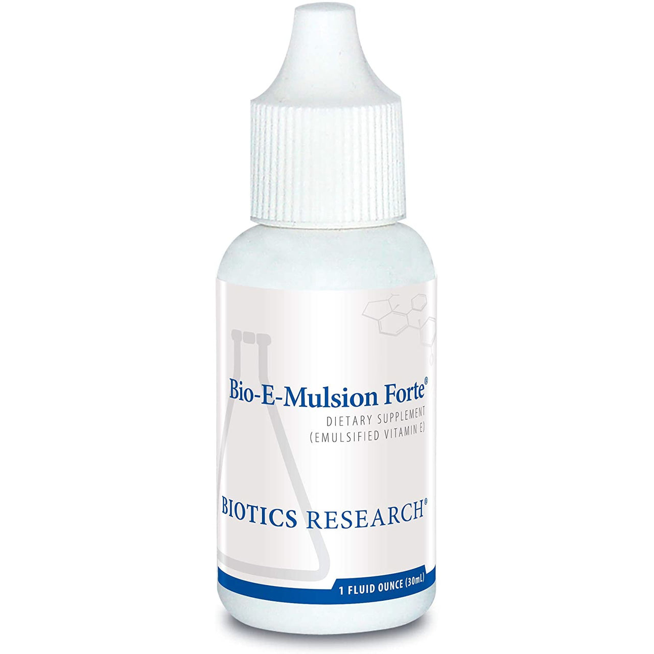 Bio E Mulsion Forte - Biotics Research - Vitamin E, Emulsified, Supports Cell Function, Potent Antioxidant Supports Immune Function