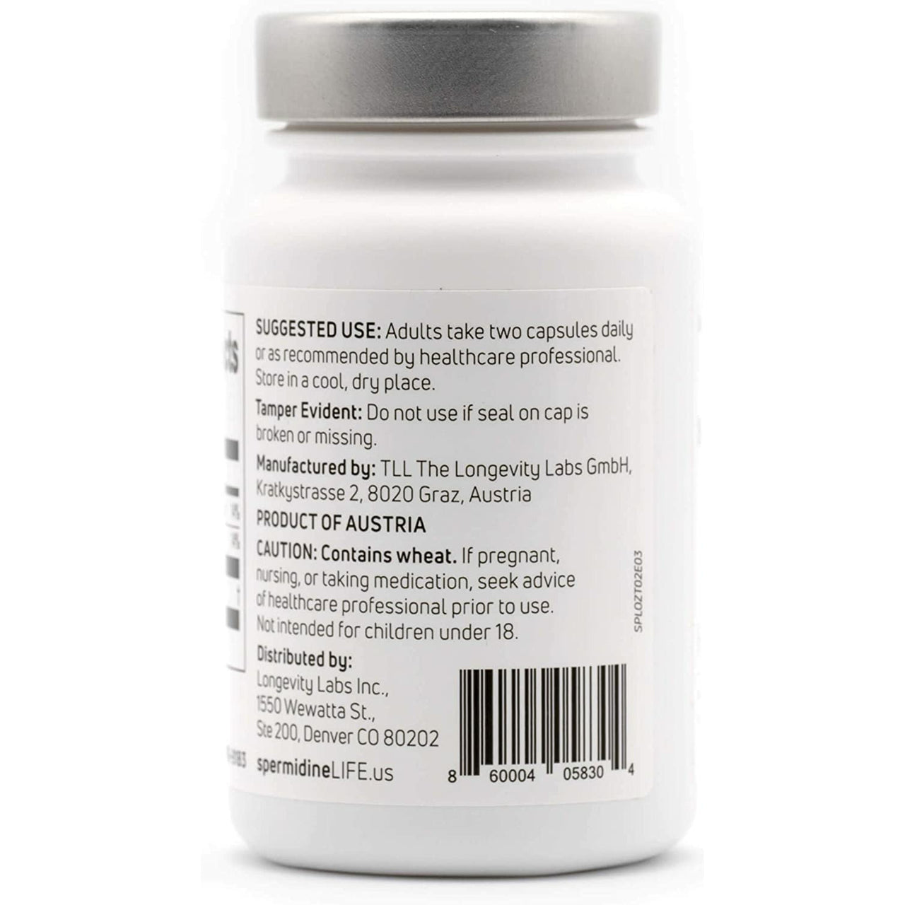 Spermidine Life Original 365+ | Contains Lab Verified Spermidine Rich Wheat Germ Extract