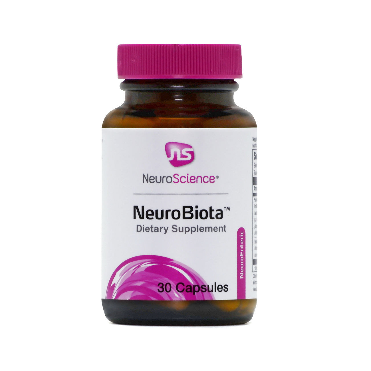 NeuroBiota shelf-stable probiotic capsules by NeuroScience for gut-brain axis and mood support