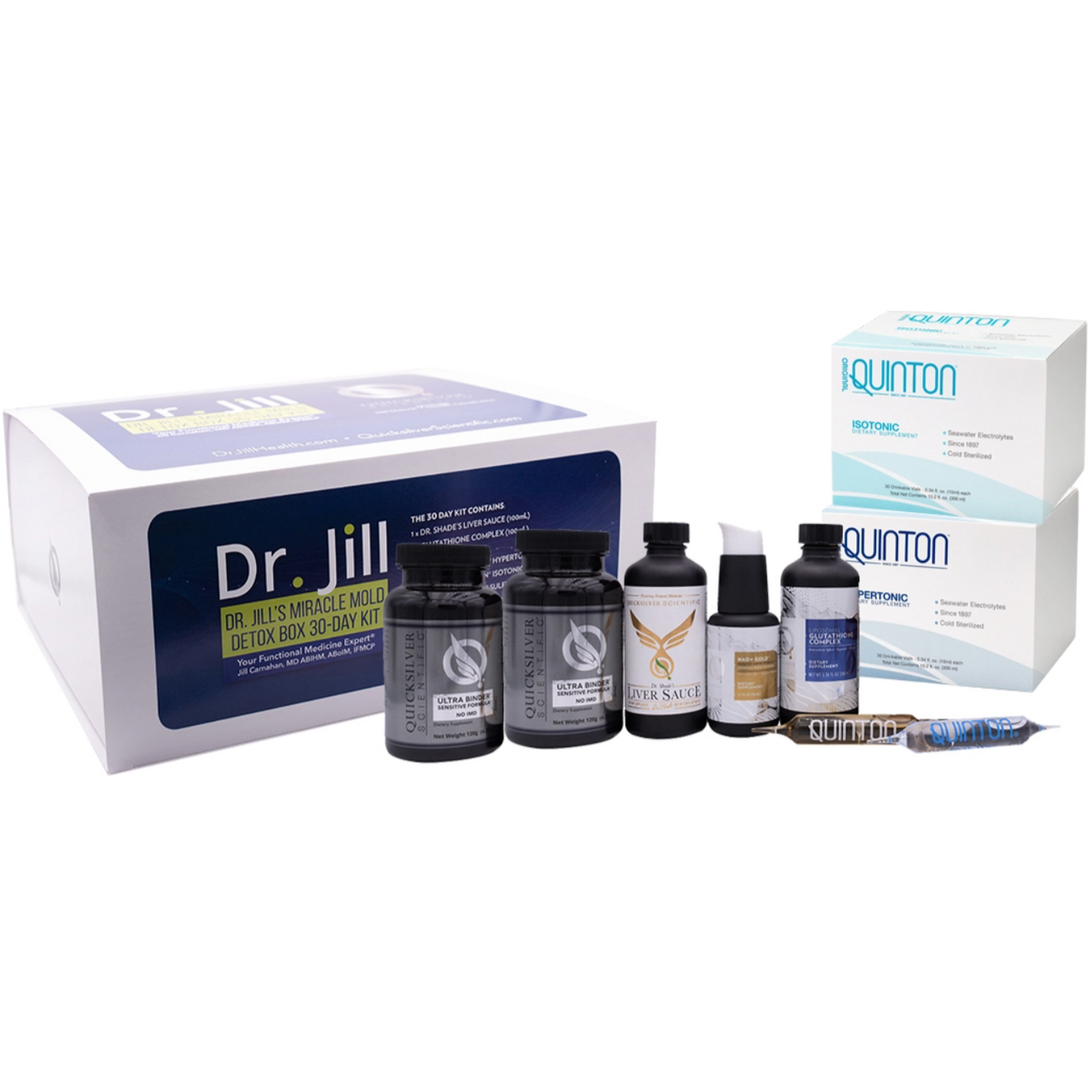 Miracle Mold Detox Box - Quicksilver Scientific - 30 Day Patented Mold Detoxification Kit