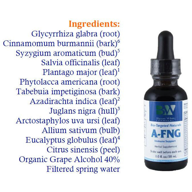 A-FNG herbal gut and immune support tincture by Byron White Formulas