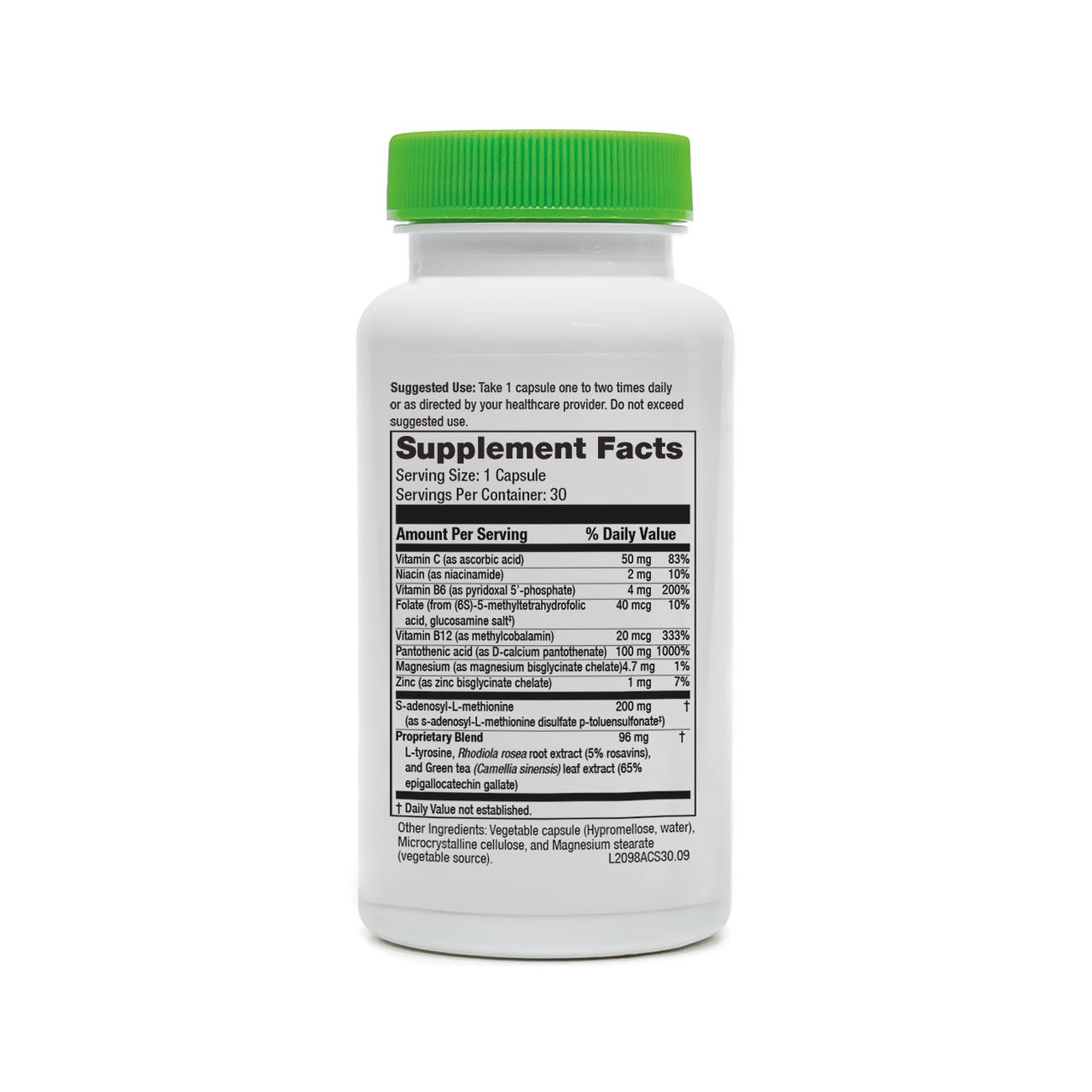 AdreCor with SAMe - Neuroscience Inc - Contains non-glandular ingredients to support adrenal function and mood