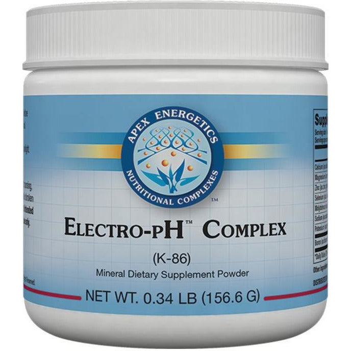 Electro-pH Complex K-86 powder by Apex Energetics for electrolyte and pH balance support