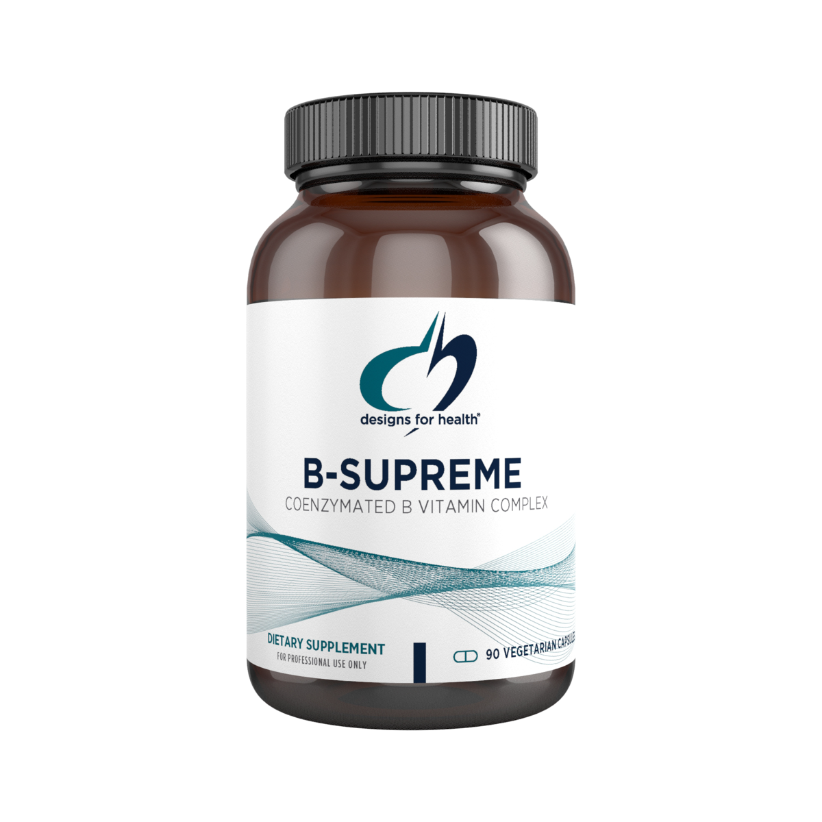 B-Supreme activated B-complex capsules by Designs for Health for energy and methylation support