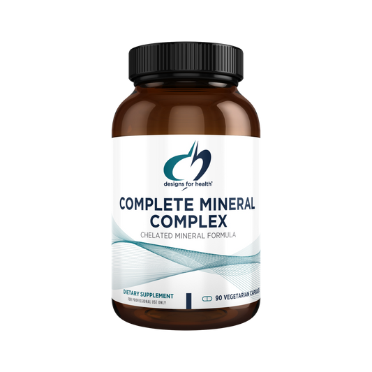 Complete Mineral Complex capsules by Designs for Health, iron-free multimineral support